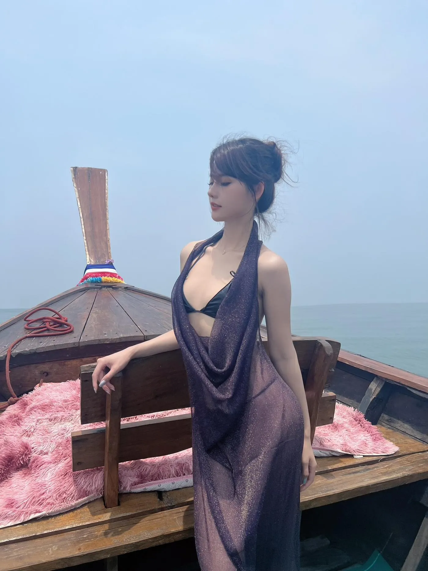 就是阿朱啊 – NO.07 5月微密圈 紫色纱裙美人鱼 [67P]插图1